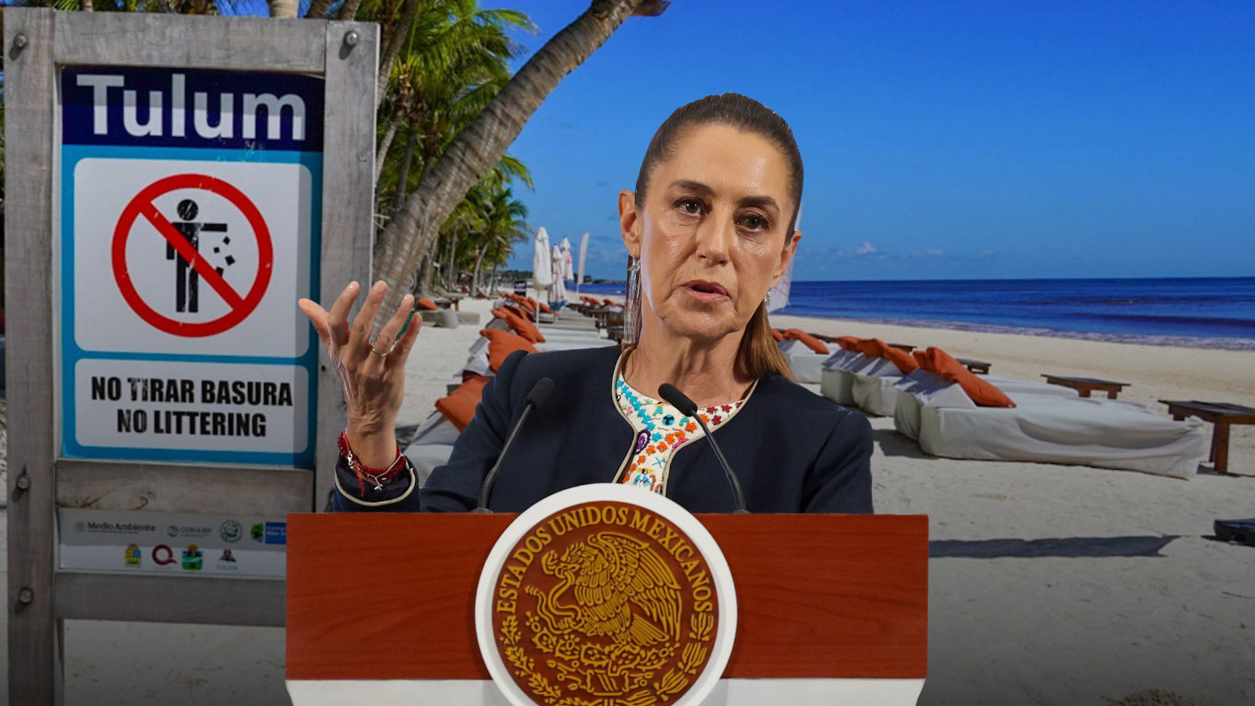 El pueblo llena playas y la Cuarta Transformación limpia el Golfo